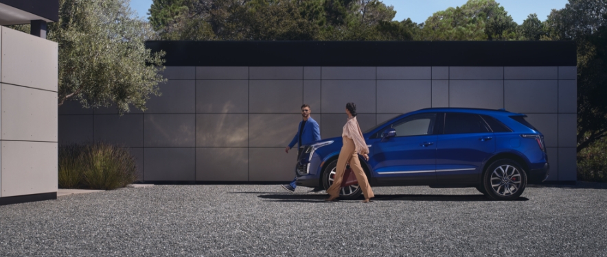 Cadillac luxury vehicle with protection plan benefits.